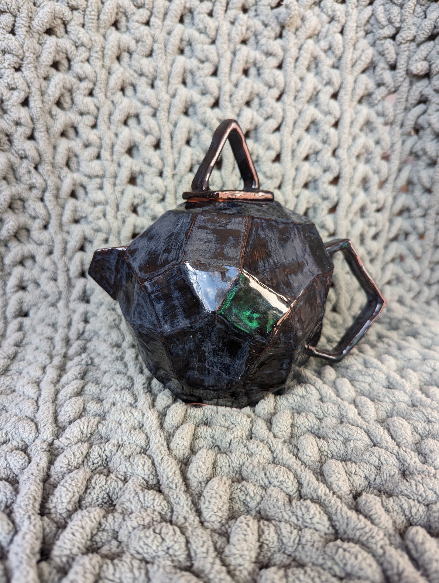 Rhombicosidodecahedron teapot