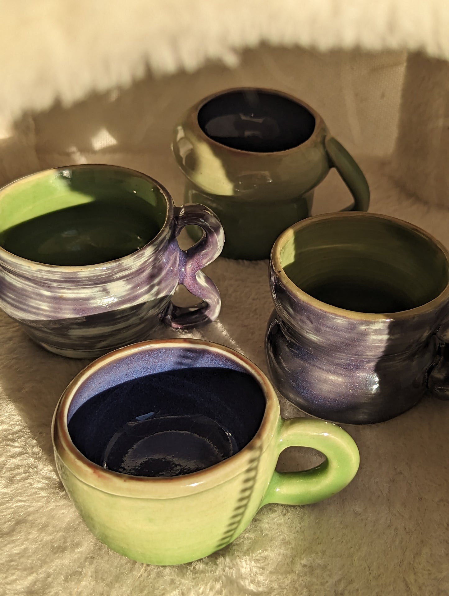 Set of witchy cortado-sized mugs (4)